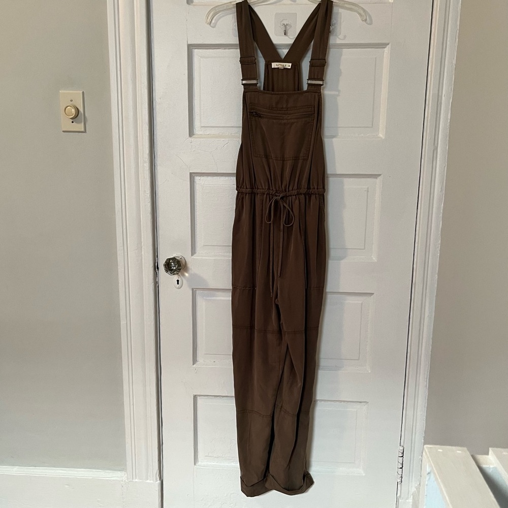 Olive green overalls